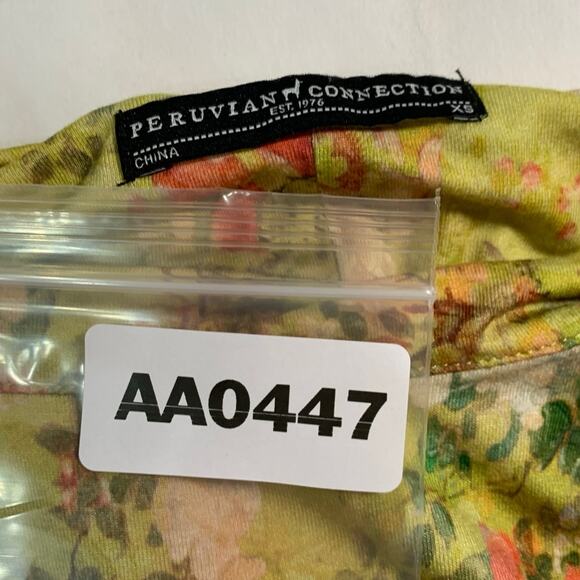 Peruvian Connection XS Womens St Barth Maxi Dress Tank Sleeveless Floral - Picture 3 of 10